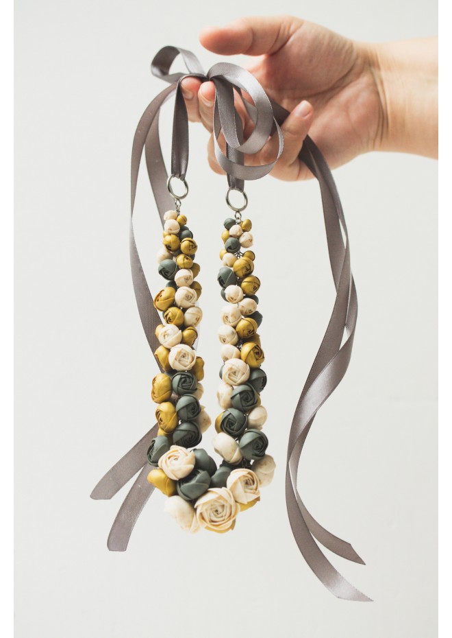 Becoming You — Handmade Terracotta Floral Necklace