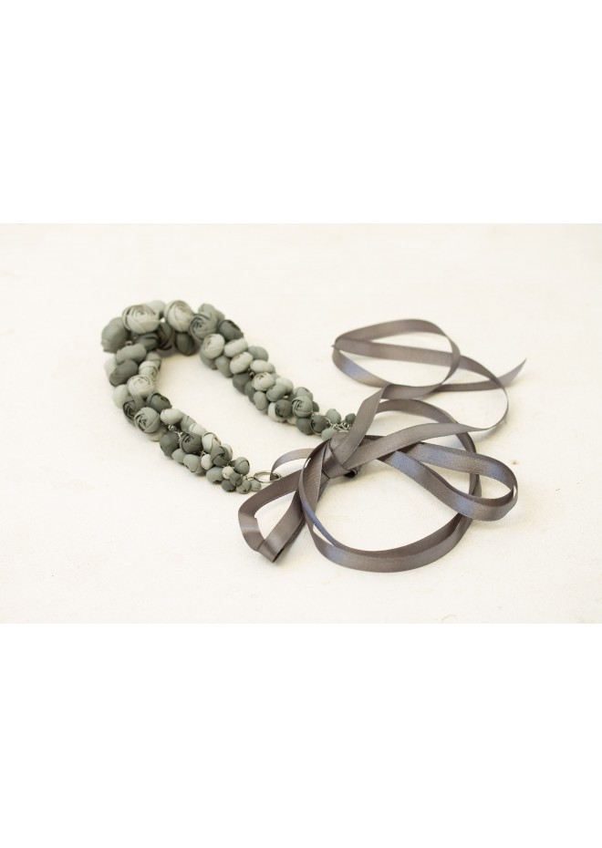 Gray Bloom Necklace