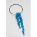 Blue Sculptural Asymmetric Necklace
