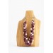 Purple Rose Floral Necklace
