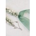 Sage & Ivory Rose Floral Necklace