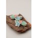 Blue, Pink, and Green Succulent Echeveria Cuff Earrings