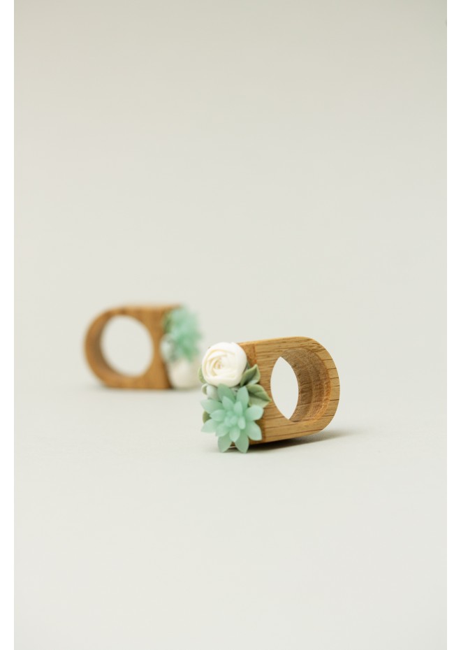 Exquisite Handcrafted Wooden Ring