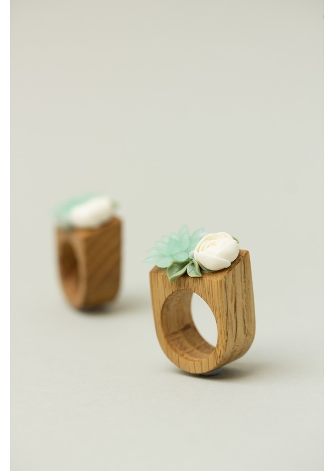 Exquisite Handcrafted Wooden Ring