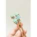 Unique Wooden Hairpin With Handcrafted Succulents