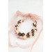 Chocolate Blush Floral Statement Necklace