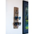Wall Mounted Glasses Holder with Sculptural Noses