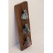 Wall Mounted Glasses Holder with Sculptural Noses