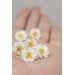 Floral Stud Earrings – Delicate Botanical Bridal Design
