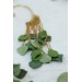 Handmade Green Leaf Ear Cuff – Elegant & Lightweight