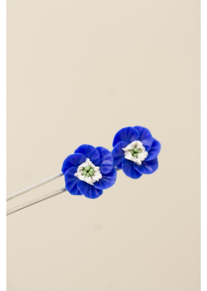 Floral Stud Earrings – Delicate Botanical Bridal Design