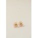 Floral Stud Earrings – Delicate Botanical Bridal Design