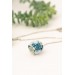 Succulent Ball Necklace – Handmade Botanical Sphere Pendant