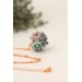 Succulent Ball Necklace – Handmade Botanical Sphere Pendant