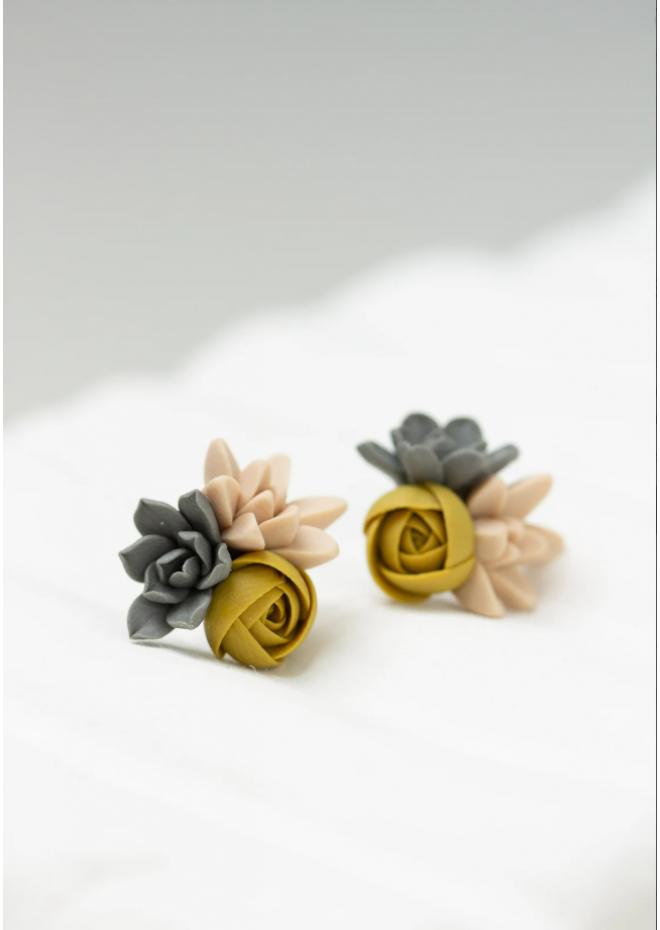 Custom Order for Diana – Handmade Polymer Clay Earrings