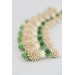 Green and Beige Succulent Hair Pin