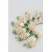 Green and Beige Succulent Hair Pin