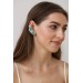 Green and Blue Succulent Cuff Earring