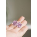 Purple Hypoallergenic Succulent Studs