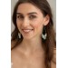 Statement Blue and Pink Succulents Earrings