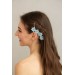 Blue Succulent Hairpin