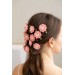 Pink Succulent Hairpin