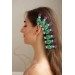 Green and Purple  Succulent Hair Clip / Hair Pin