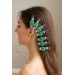 Green and Purple  Succulent Hair Clip / Hair Pin