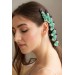 Green and Purple  Succulent Hair Clip / Hair Pin