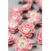 Pink Succulent Hairpin