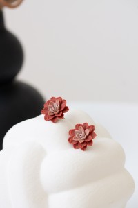 Terracotta Hypoallergenic Succulent Studs