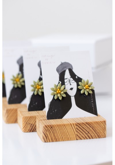 Green Hypoallergenic Succulent Studs