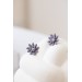 Purple Gray Hypoallergenic Succulent Studs