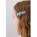 Green and Purple  Succulent Hair Clip / Hair Pin