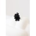 Black Hypoallergenic Succulent Studs