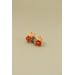 Beige Succulent Stud Earrings