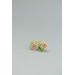 Pink Succulent Stud Earrings