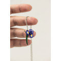 Iris Flower Pendant