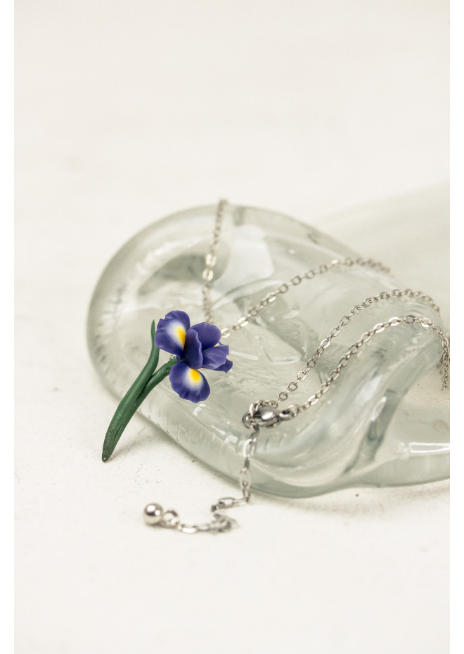 Iris Flower Pendant