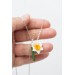 Daffodil Necklace, Flower Charm Necklace, March Birth Flower