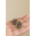 Green Hypoallergenic Succulent Studs