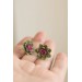 Green Hypoallergenic Succulent Studs