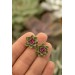 Green Hypoallergenic Succulent Studs