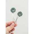 Blue Flowers Hairpin