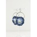 Pansy Flower Earrings -  Statement dangle earrings - Nature Floral Jewelry - Summer Botanical Pansy Jewelry - Gift for mom