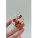 Orange roses Flowers bouquet phone grip, Floral phone accessory