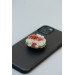 Orange roses Flowers bouquet phone grip, Floral phone accessory