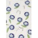 Deep Blue Pansy Dangle Earrings
