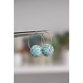 Mint  Artichoke Hoop Earrings