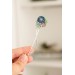 Blue-Pink Succulent Hairpin